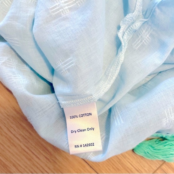 NWT!!! Gorgeous SAIL TO SABLE - WOMENS TUNIC Sz Small color sky blue & teal - Picture 5 of 5